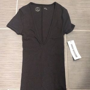 Urban outfitters deep v shirt